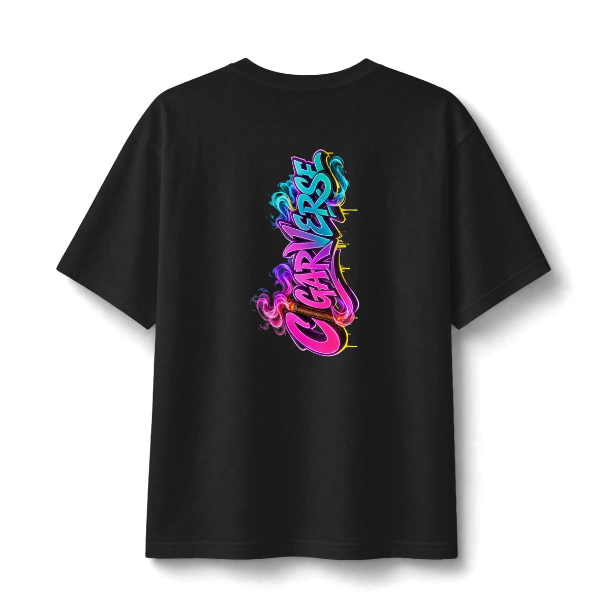 Premium Heavyweight Graffiti 'CIGARVERSE’ Tee — Bold Streetwear Logo T-Shirt