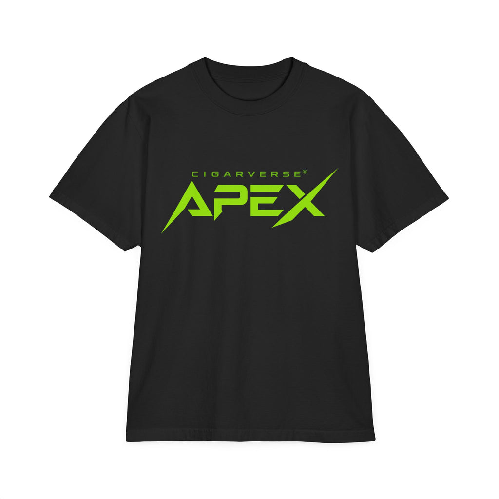 Apex Logo Premium Max Heavyweight T-Shirt — Neon Green Gaming Graphic Tee