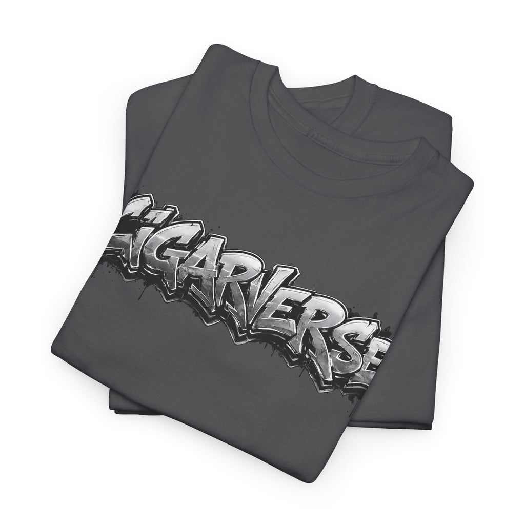 Unisex Graffiti Logo Tee — "Cigarverse" Streetwear T-Shirt