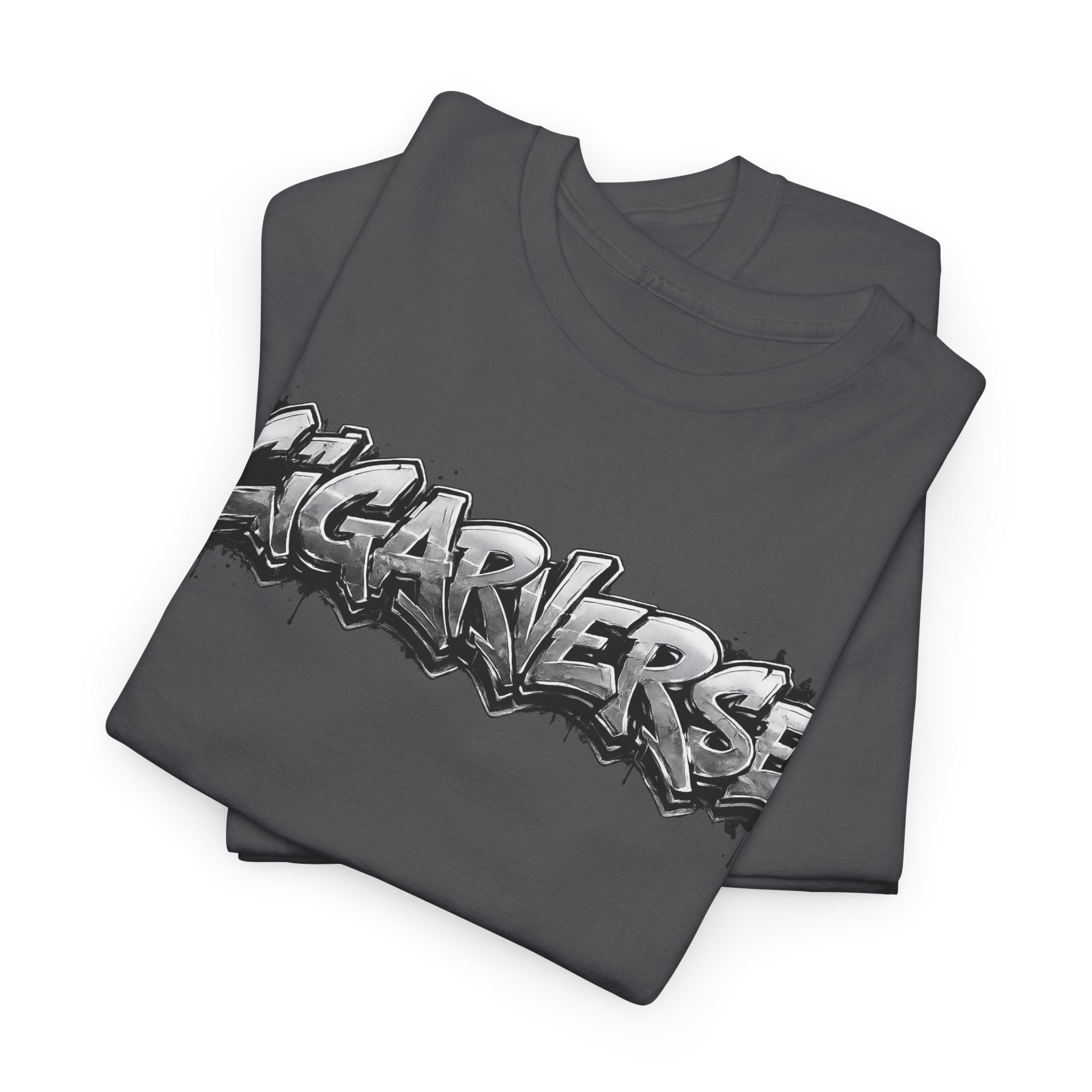 Unisex Graffiti Logo Tee — "Cigarverse" Streetwear T-Shirt