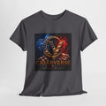 Cigarverse Logo Tee — Patriotic Gold & Flag Emblem Cotton T‑Shirt