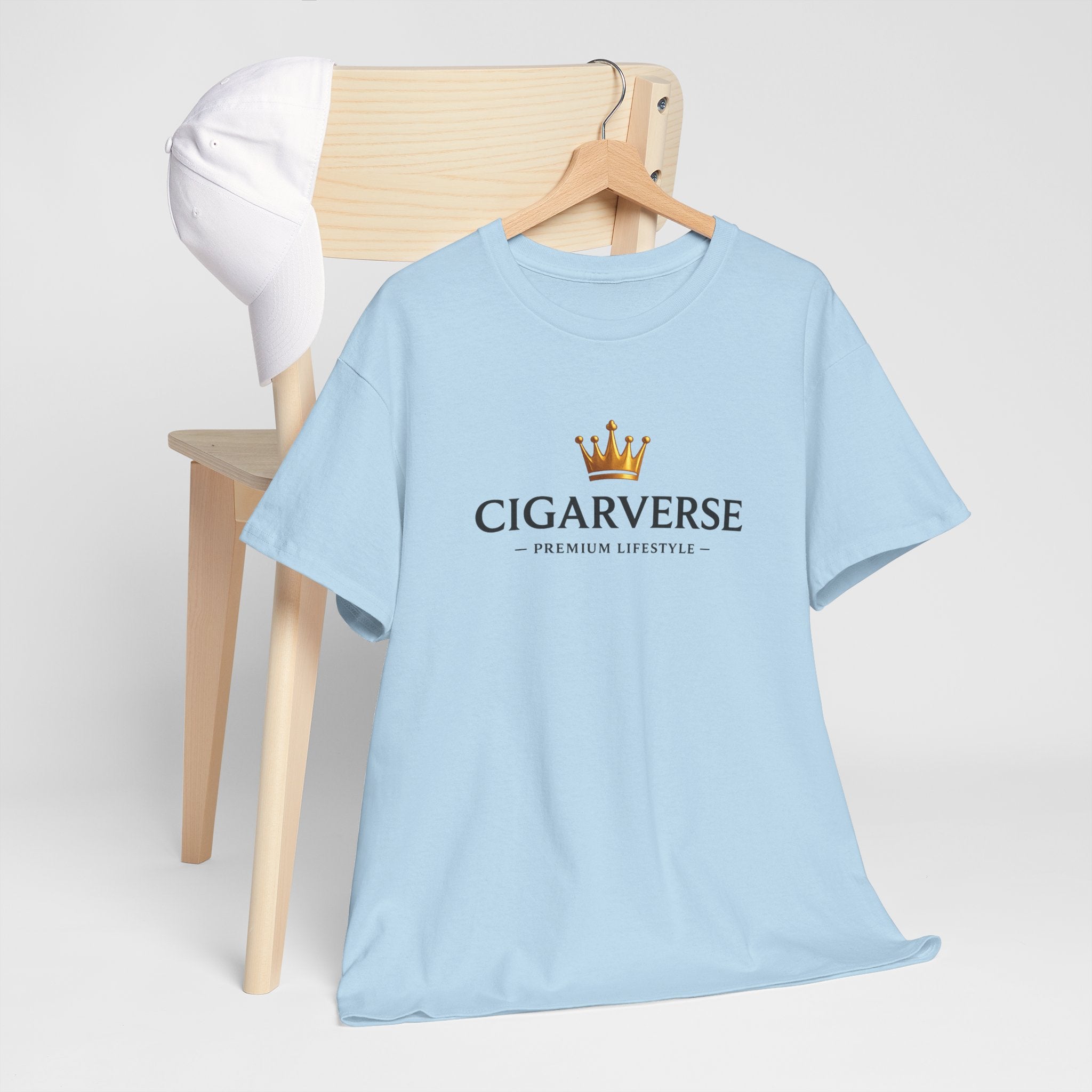 Cigarverse Crown Tee — Premium Lifestyle Logo T-Shirt