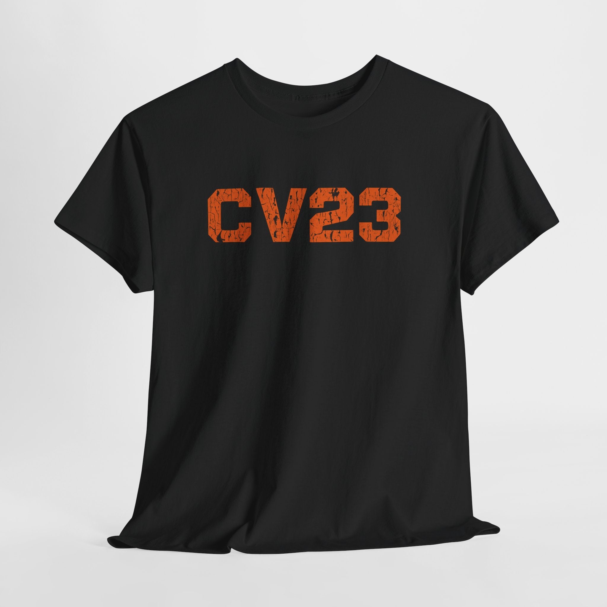 CV23 Distressed Graphic Tee — Military-Inspired Vintage Logo T-Shirt
