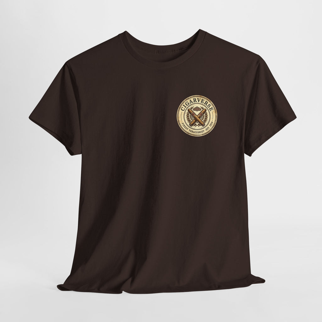 Cigarverse Vintage Cigar Club Tee — “Cigarverse Finest Tabacconist”