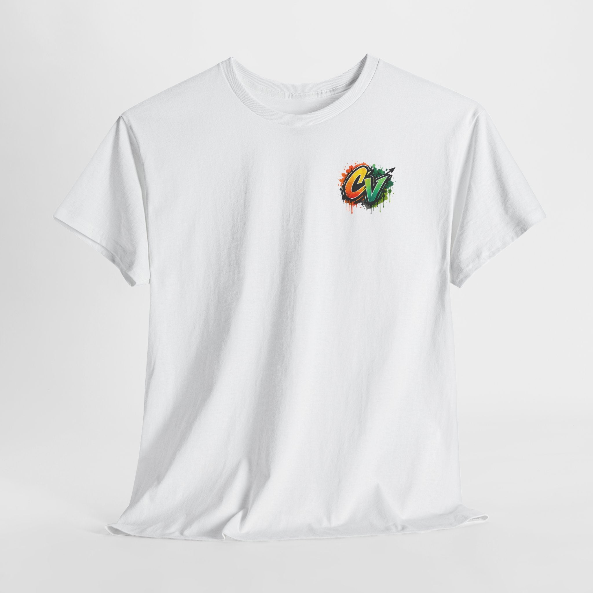 Graphic Tee — 'CigarVerse' Colorful Graffiti Logo T-Shirt