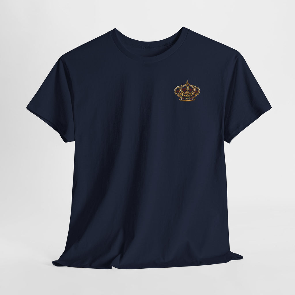CigarVerse Crown T‑Shirt — Gold Crown Logo Tee for Cigar Lovers