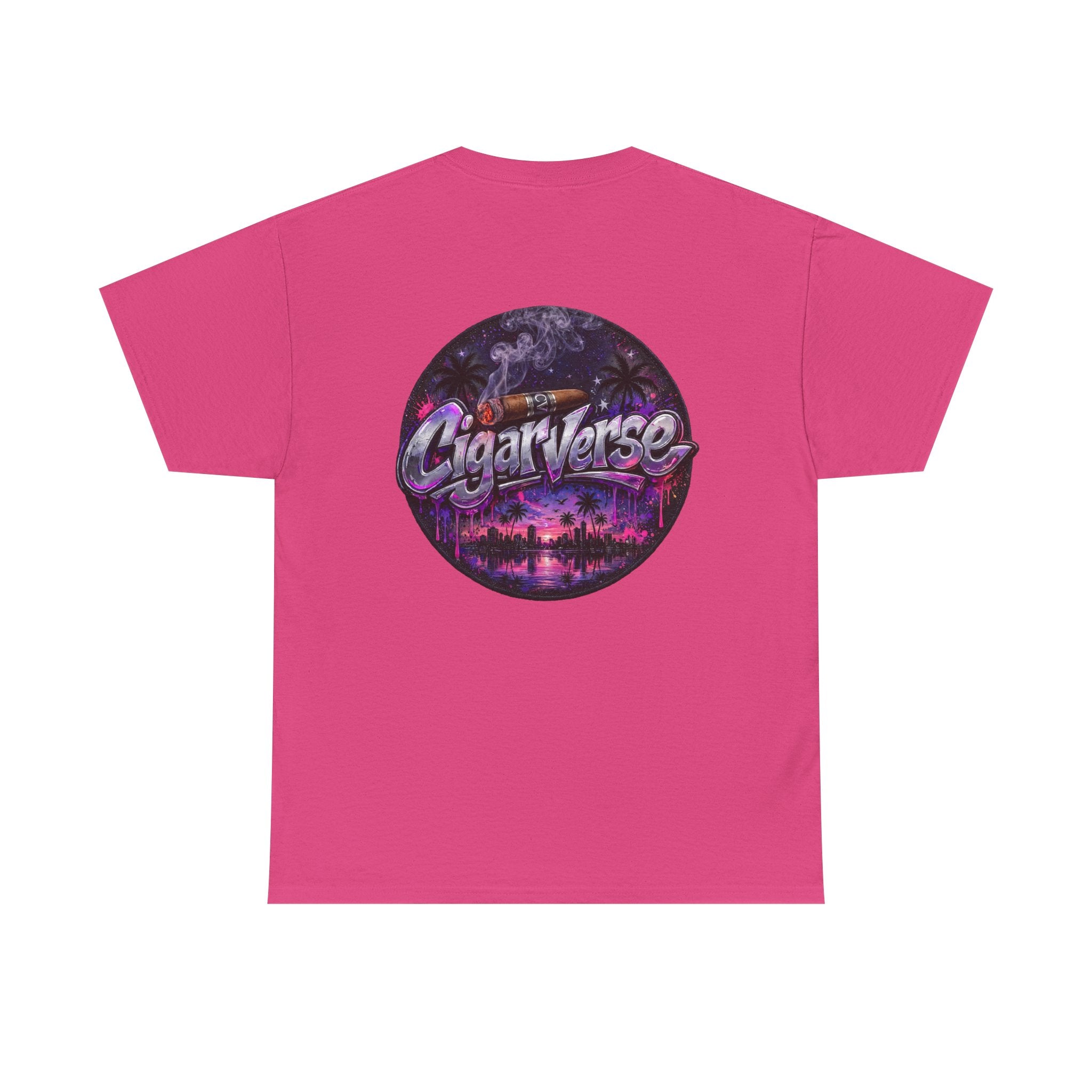 CigarVerse Retro Palm Sunset Tee