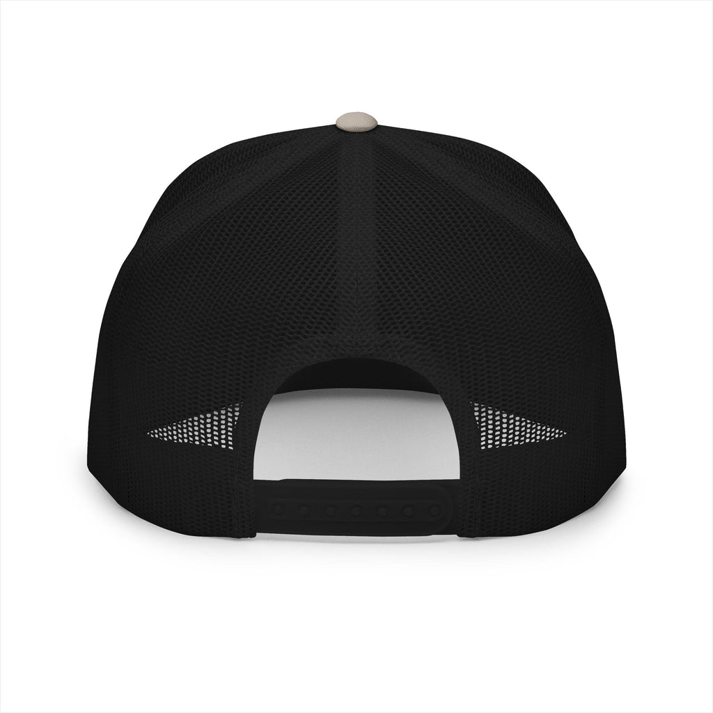 Retro Sunset Trucker Cap — 'Cesarverse' Neon Beach Patch