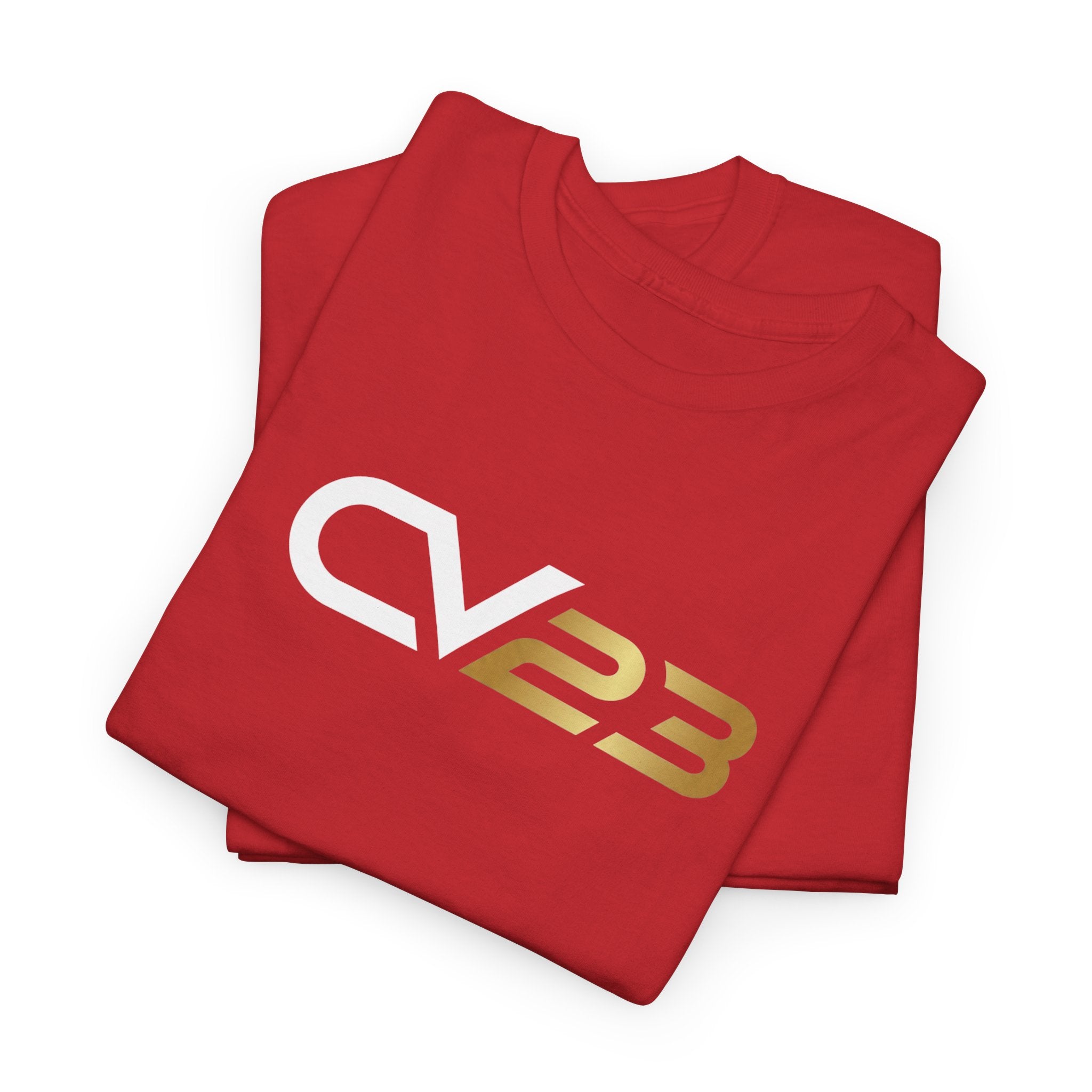 CV23 Logo T-Shirt — Minimalist Black Graphic Tee