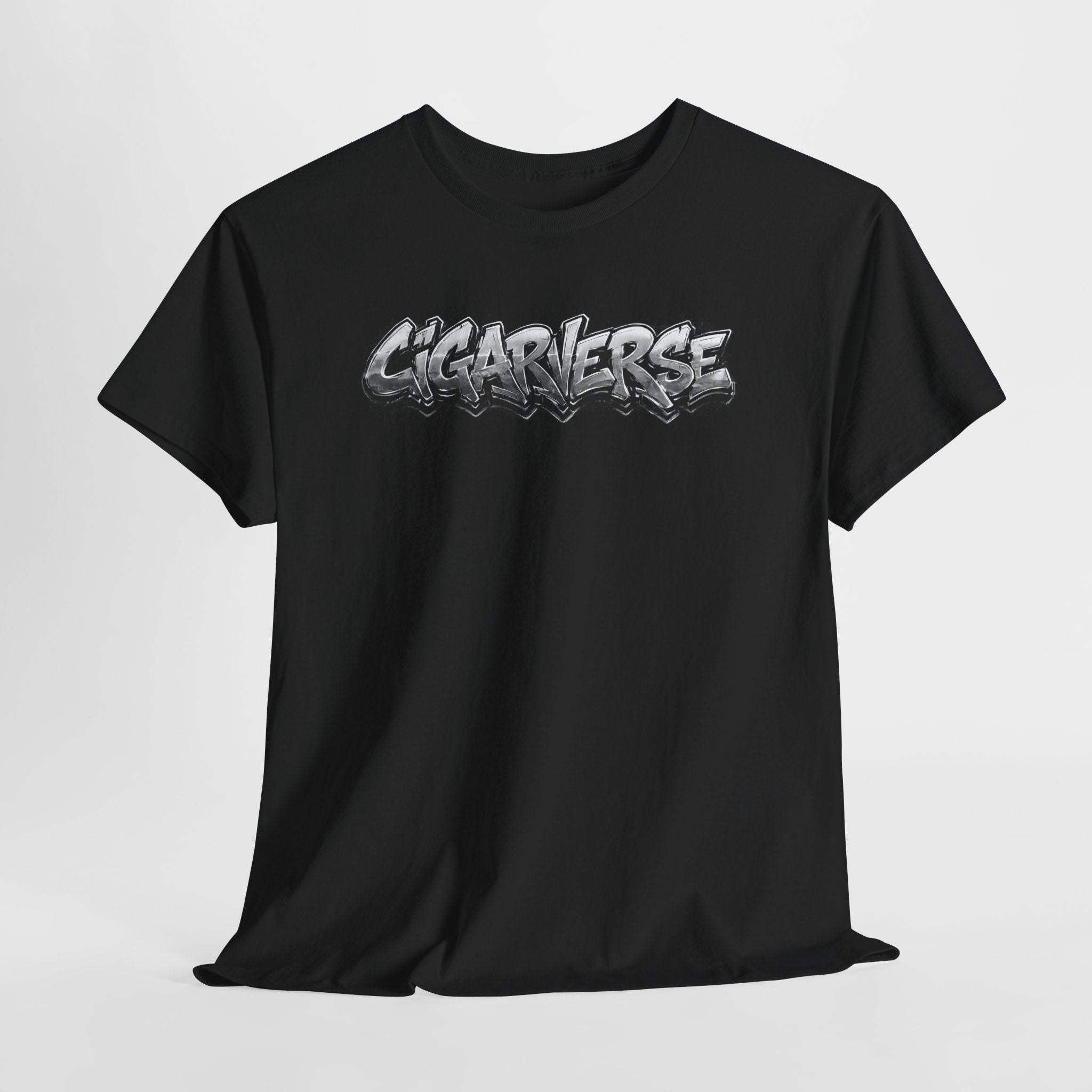Unisex Graffiti Logo Tee — "Cigarverse" Streetwear T-Shirt