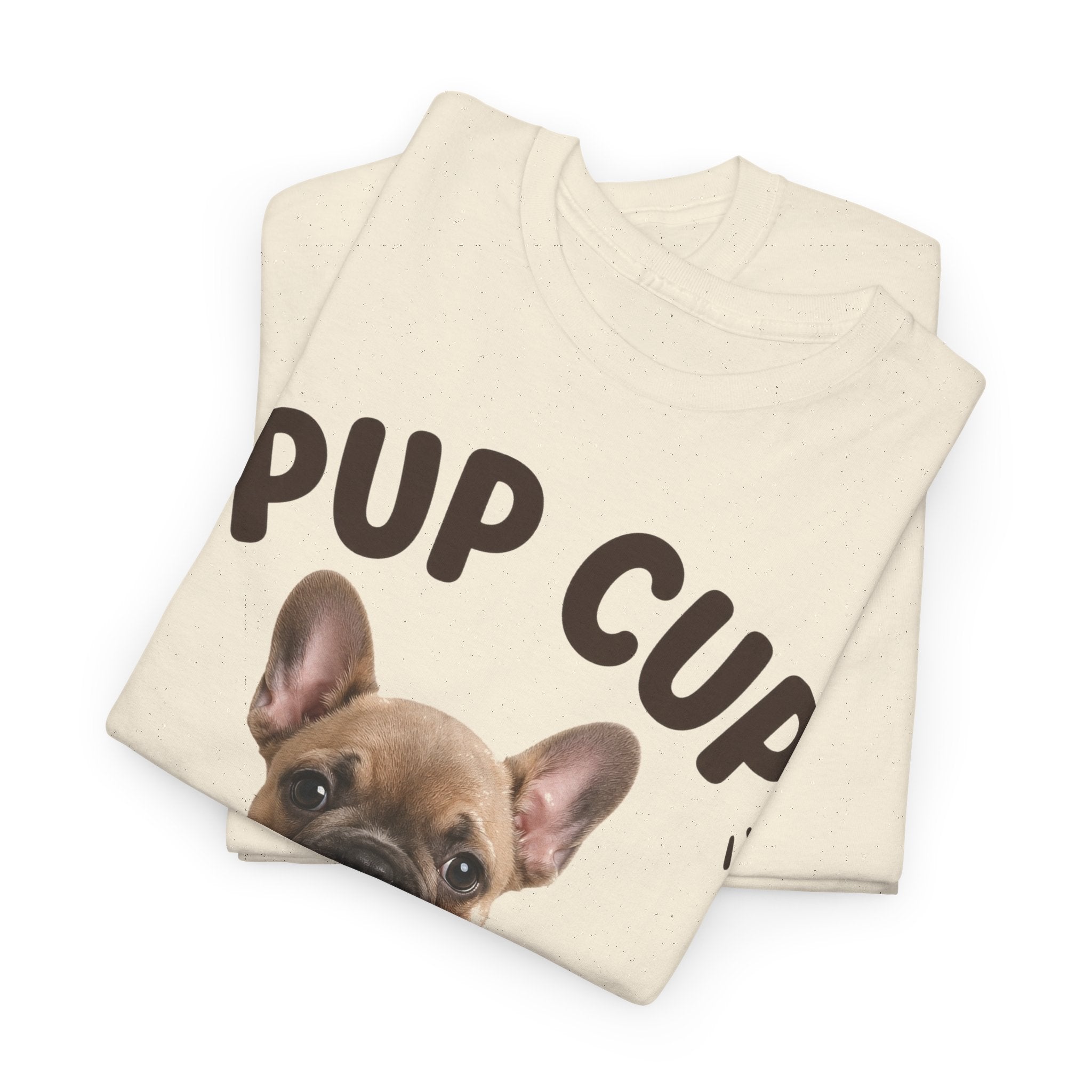 Pup Cup T‑Shirt — Cute French Bulldog Puppy Tee