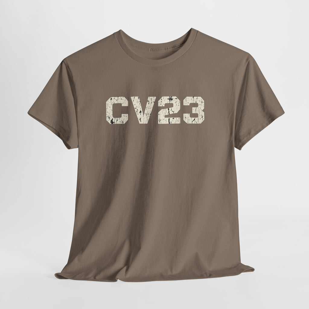 Cream CV23 Logo T-Shirt