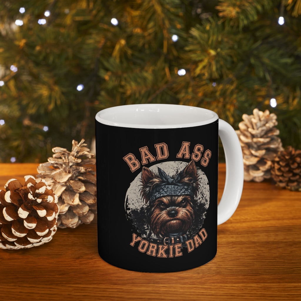 Badass Vulture Coffee Mug — 'Badass You Mad' Ceramic 11oz/15oz