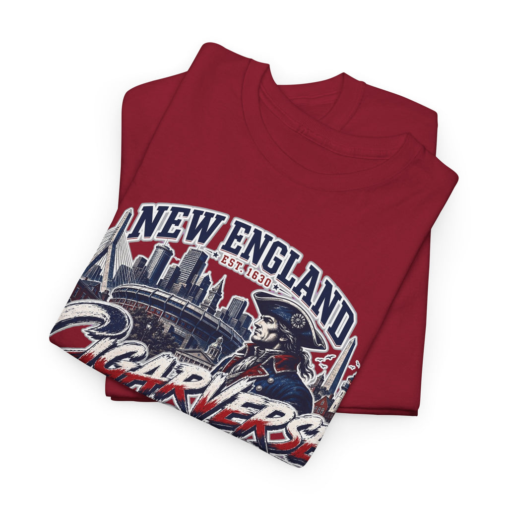Unisex CIGARVERSE New England T-Shirt — 'NEW ENGLAND CIGARVERSE ' Skyline Graphic Tee