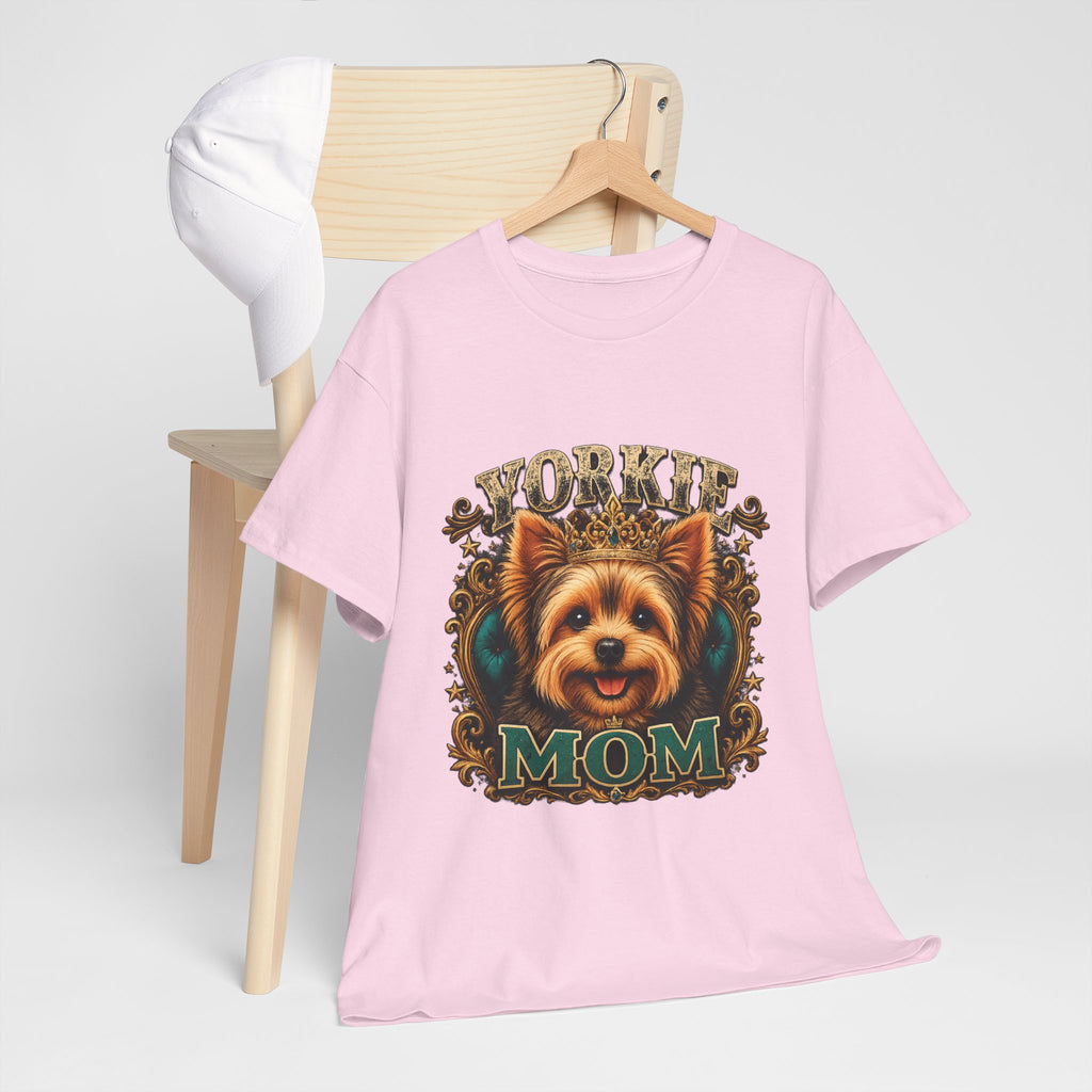 Yorkie Mom T-Shirt — Cute Yorkshire Terrier Mom Tee, Dog Lover Gift
