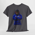 Hooded Lion Graphic Tee — Hoodie Gym Wear T-Shirt