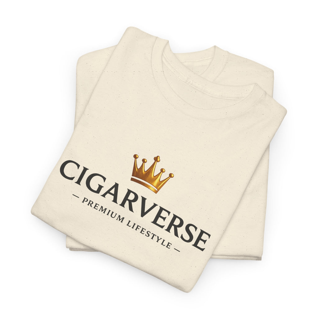 Cigarverse Crown Tee — Premium Lifestyle Logo T-Shirt