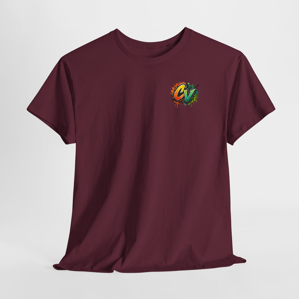 Graphic Tee — 'CigarVerse' Colorful Graffiti Logo T-Shirt