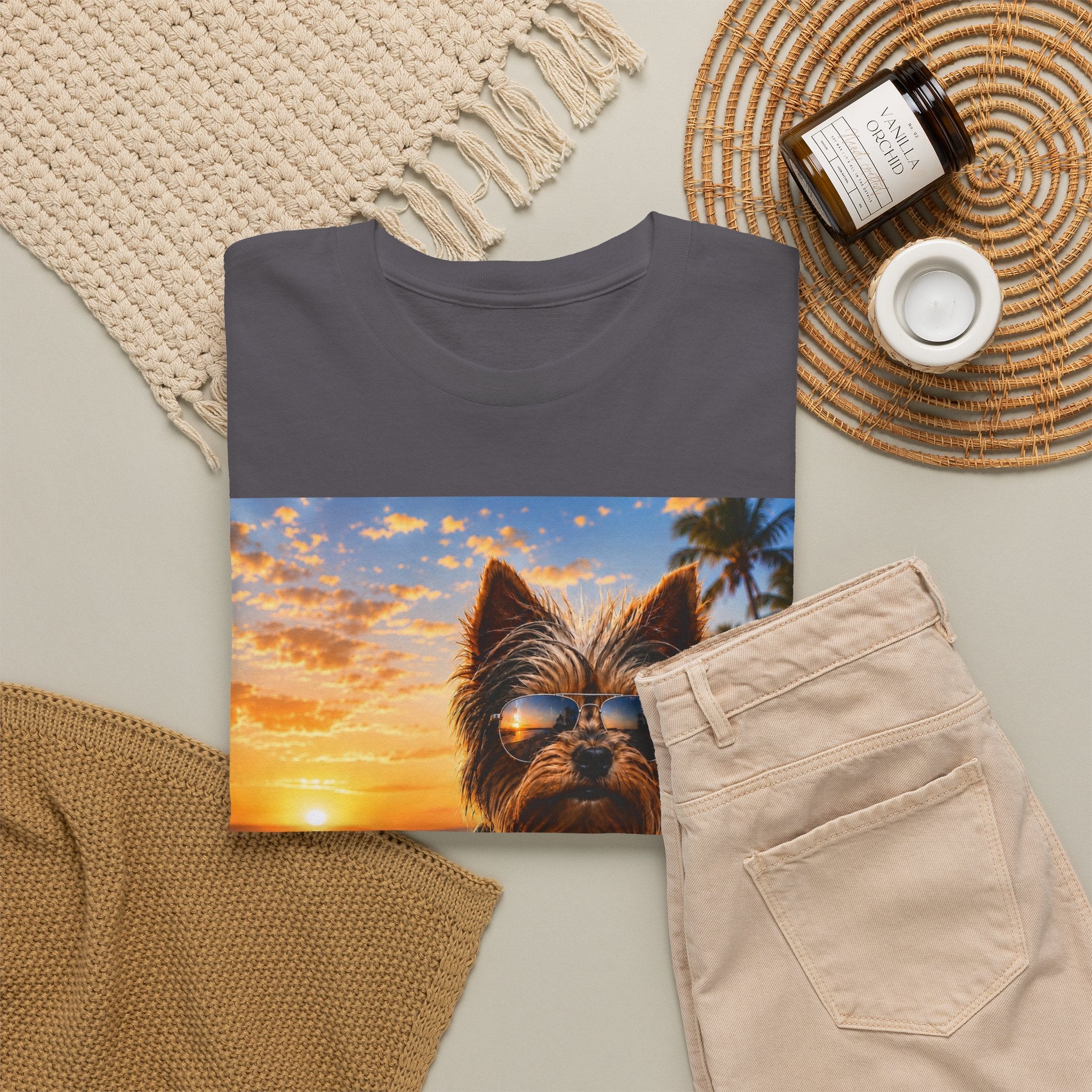 Yorkshire Terrier Photo Tee — Cute Yorkie Graphic T-Shirt