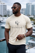 Premium Heavyweight CigarVerse Logo T-Shirt — Clean Minimalist Cigar Lifestyle Tee