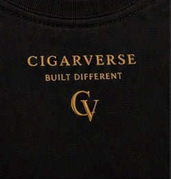Ultra Premium Heavyweight CIGARVERSE “Ruthless” Gold Logo T-Shirt