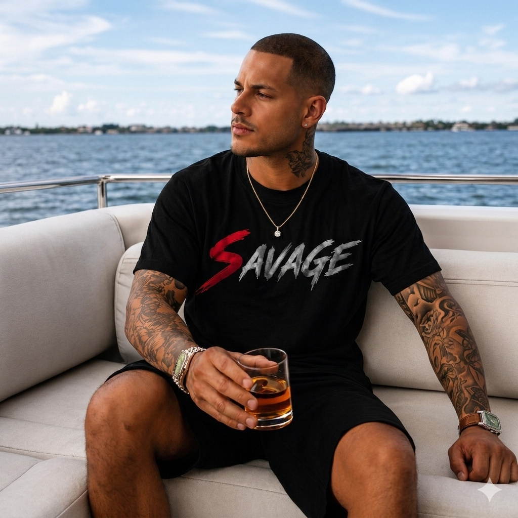 “ULTRA” PREMIUM HEAVYWEIGHT CIGARVERSE SAVAGE Heavyweight Tee — Premium Garment