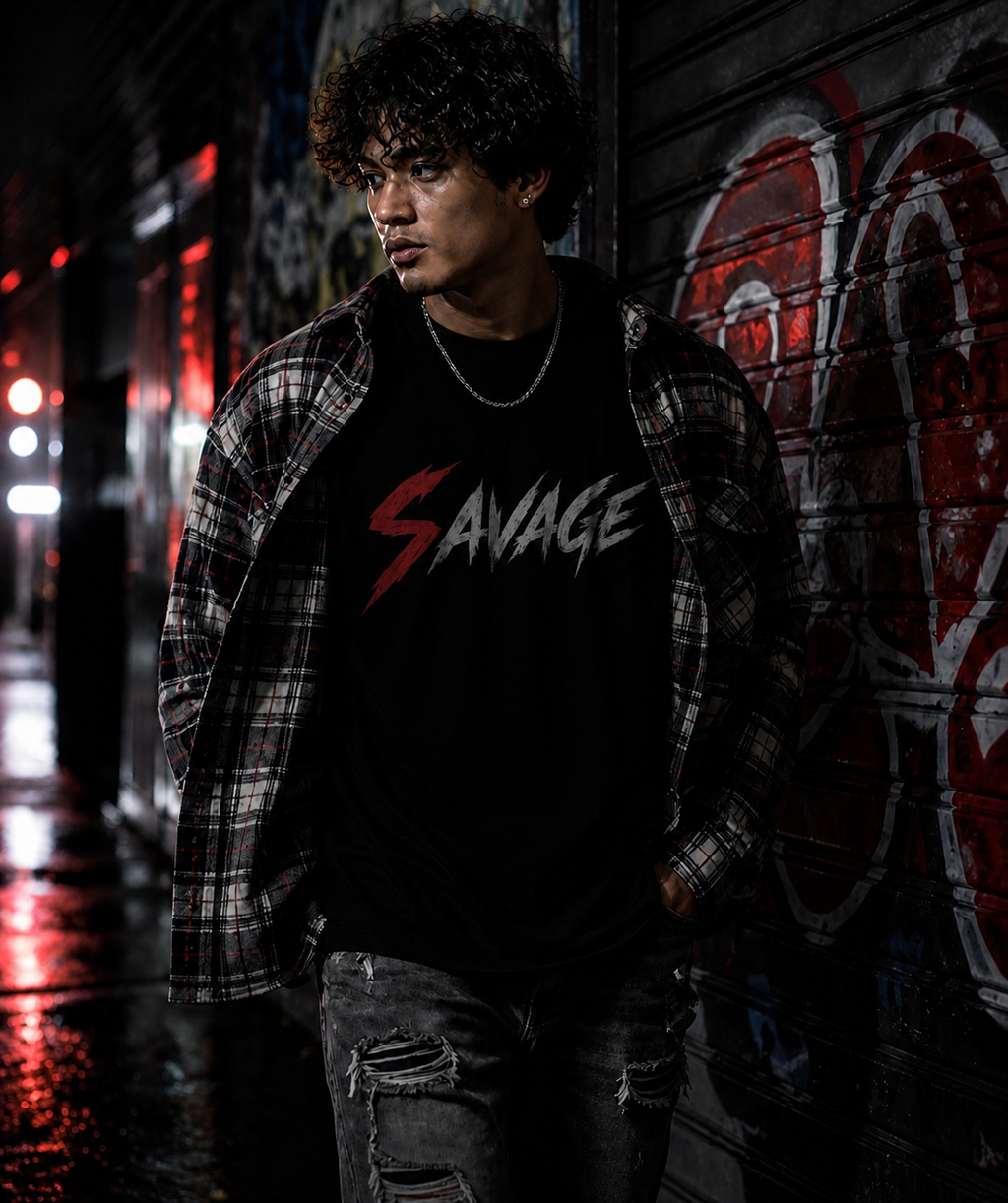 “ULTRA” PREMIUM HEAVYWEIGHT CIGARVERSE SAVAGE Heavyweight Tee — Premium Garment