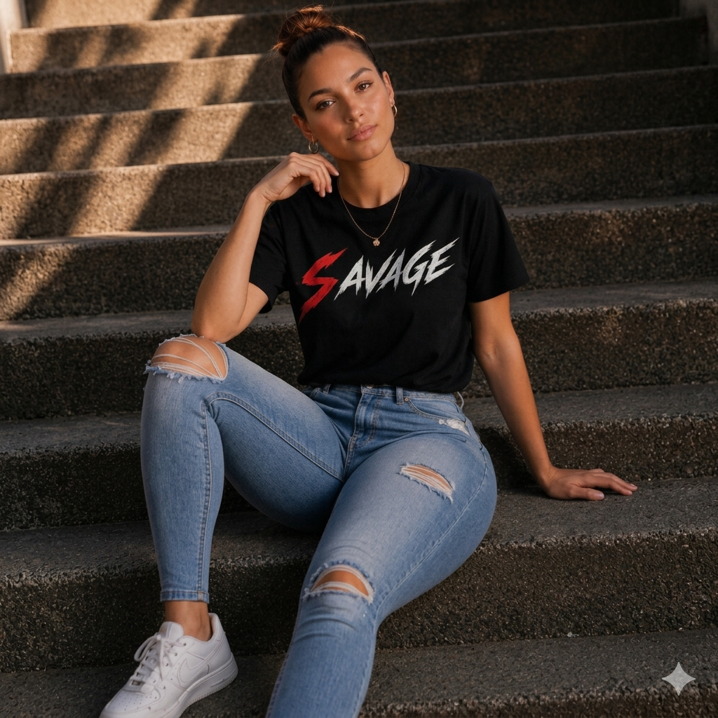“ULTRA” PREMIUM HEAVYWEIGHT CIGARVERSE SAVAGE Heavyweight Tee — Premium Garment