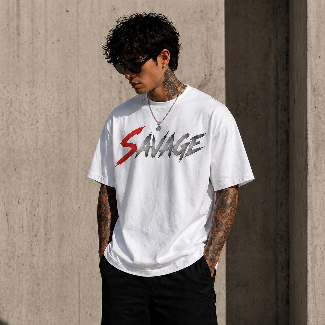 “ULTRA” PREMIUM HEAVYWEIGHT CIGARVERSE SAVAGE Heavyweight Tee — Premium Garment