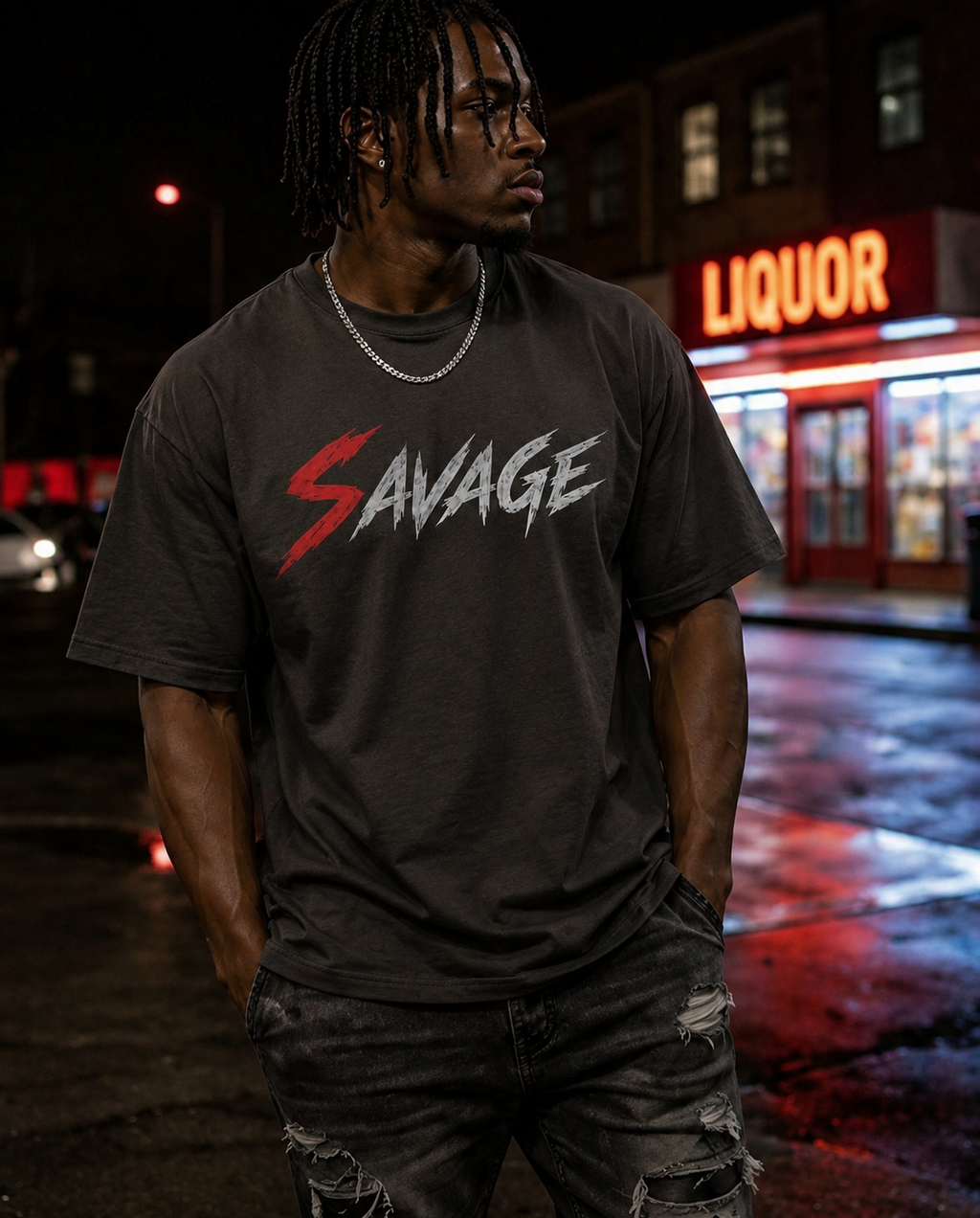“ULTRA” PREMIUM HEAVYWEIGHT CIGARVERSE SAVAGE Heavyweight Tee — Premium Garment