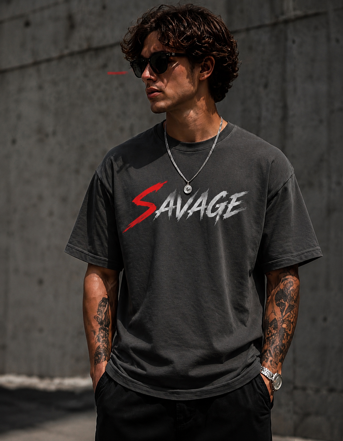 “ULTRA” PREMIUM HEAVYWEIGHT CIGARVERSE SAVAGE Heavyweight Tee — Premium Garment