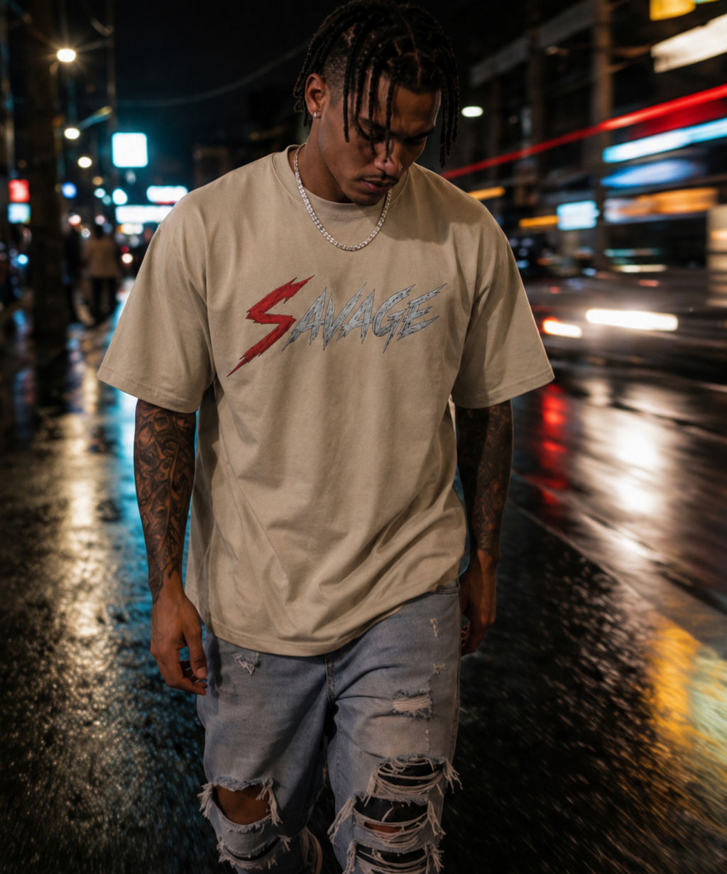 “ULTRA” PREMIUM HEAVYWEIGHT CIGARVERSE SAVAGE Heavyweight Tee — Premium Garment