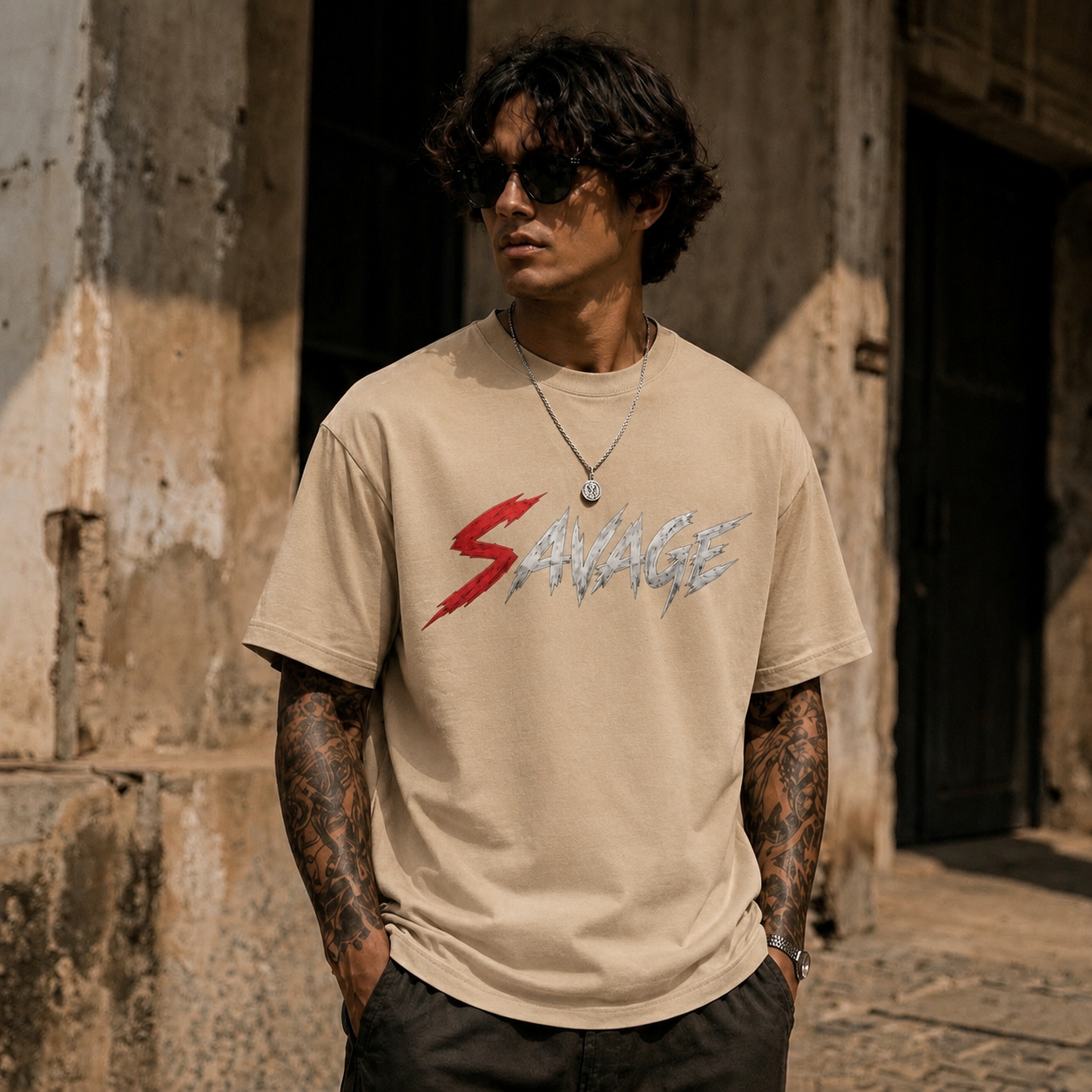 “ULTRA” PREMIUM HEAVYWEIGHT CIGARVERSE SAVAGE Heavyweight Tee — Premium Garment
