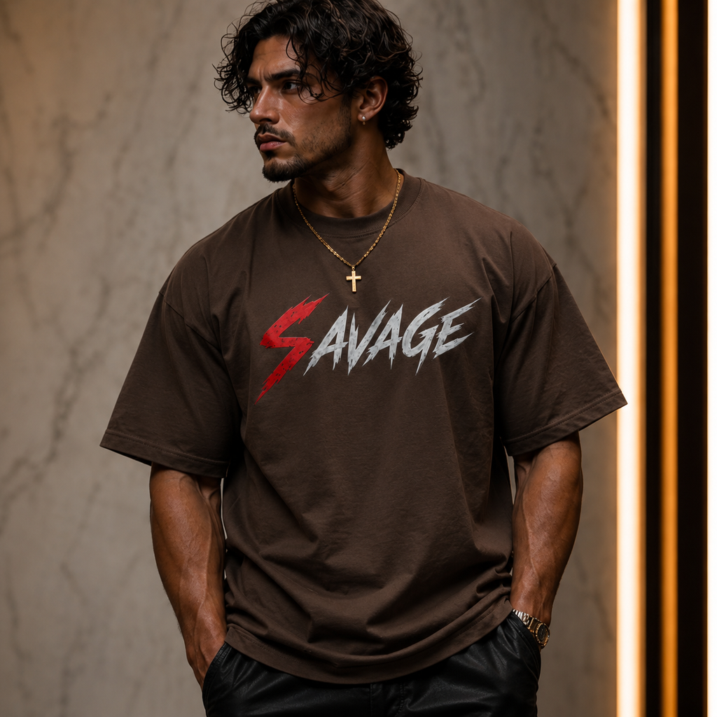 “ULTRA” PREMIUM HEAVYWEIGHT CIGARVERSE SAVAGE Heavyweight Tee — Premium Garment