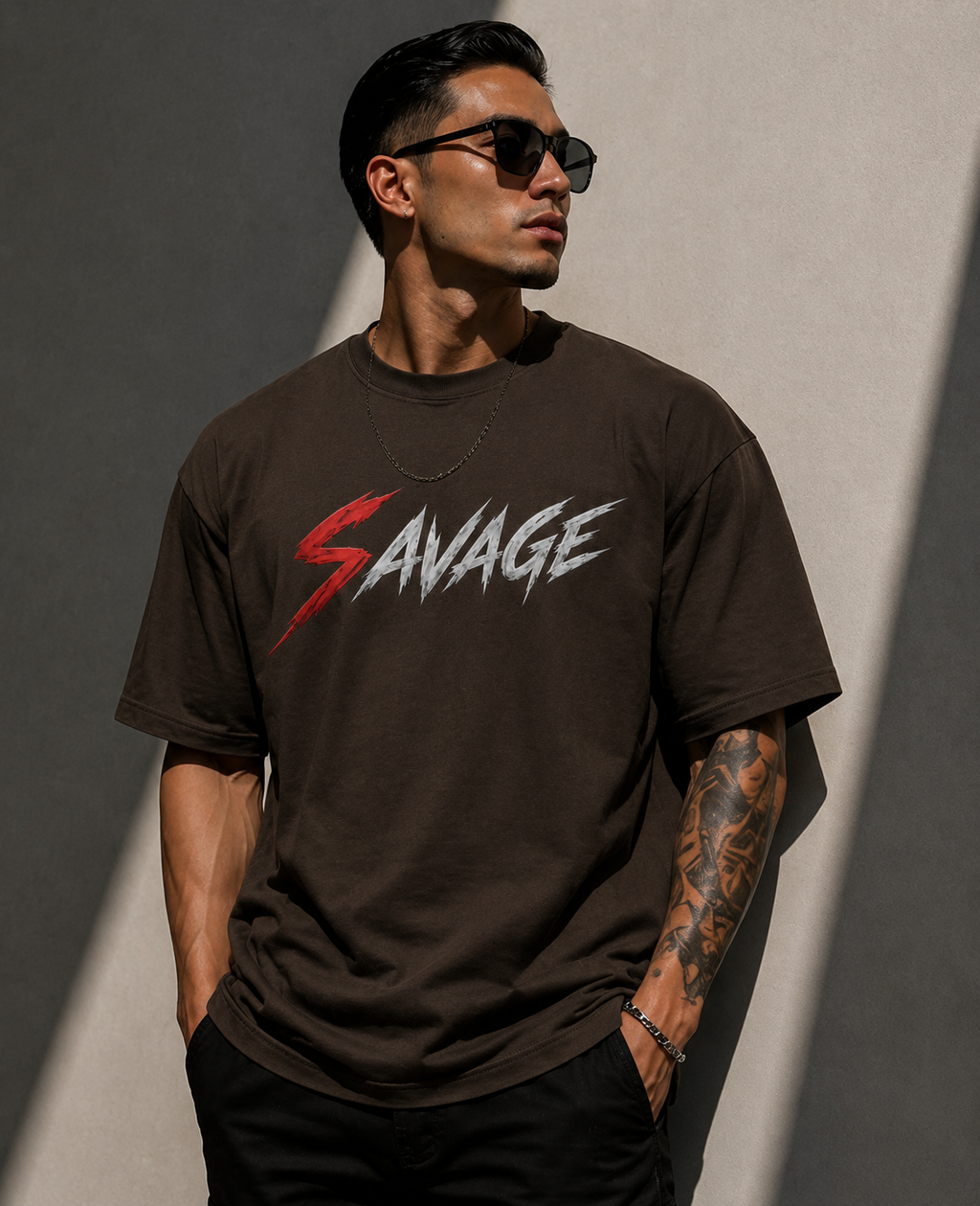 “ULTRA” PREMIUM HEAVYWEIGHT CIGARVERSE SAVAGE Heavyweight Tee — Premium Garment