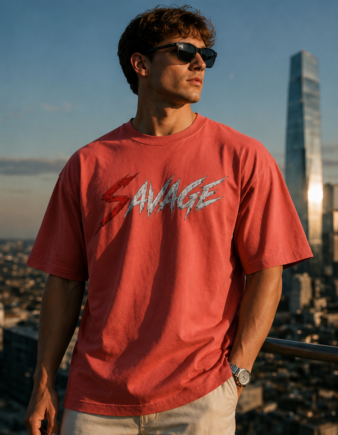 “ULTRA” PREMIUM HEAVYWEIGHT CIGARVERSE SAVAGE Heavyweight Tee — Premium Garment