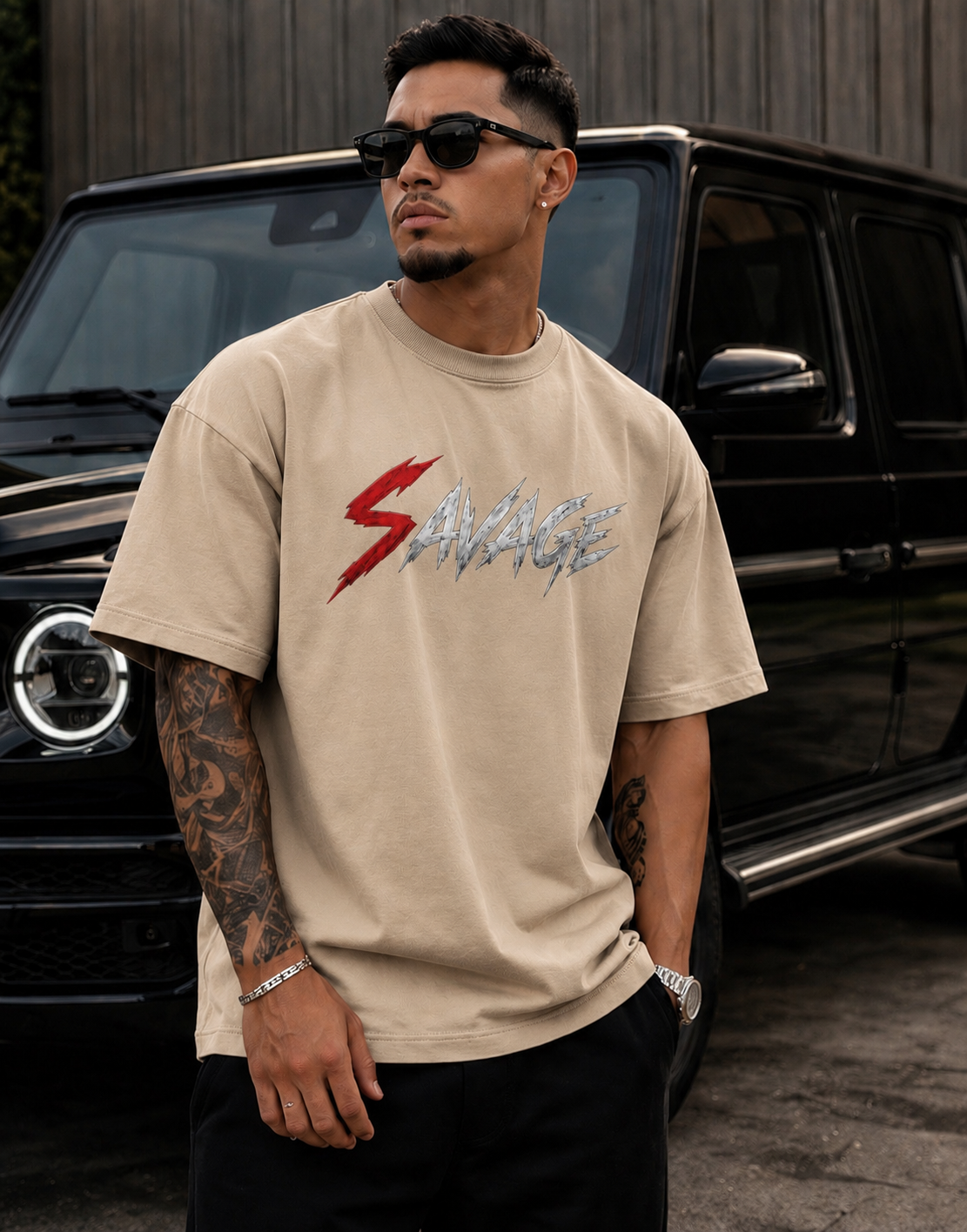 “ULTRA” PREMIUM HEAVYWEIGHT CIGARVERSE SAVAGE Heavyweight Tee — Premium Garment