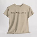 Cigarverse Chocolate Logo T‑Shirt — Minimalist Retro Cigar Brand Tee