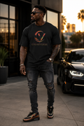 Premium Max Heavyweight Cigarverse Logo T-Shirt — Vintage Smoky Graphic Tee for Cigar Fans