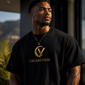 Gold V Monogram Premium Max Heavyweight T‑Shirt