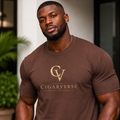 ULTRA PREMIUM HEAVYWEIGHT “Gold Logo” - Cigarverse T-Shirt