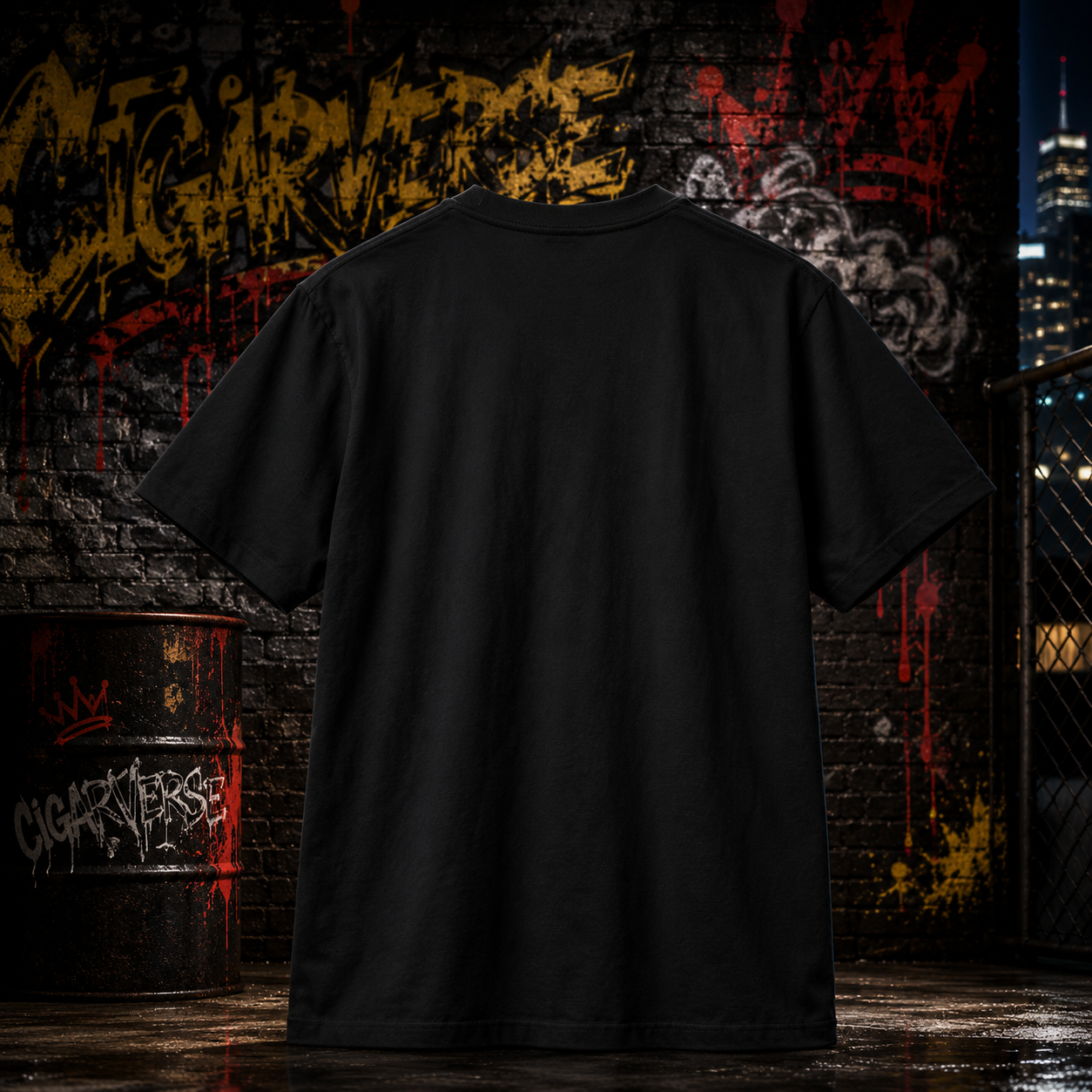 Graffiti Crown Premium Max Heavyweight T-Shirt — Bold Urban Streetwear