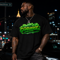 Neon Green Logo Premium Max Heavyweight Cigarverse Graffiti Tee