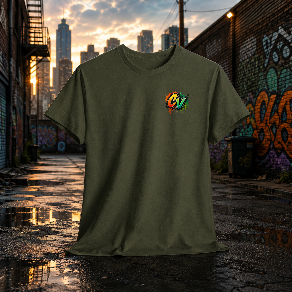 CigarVerse Graffiti Logo Tee