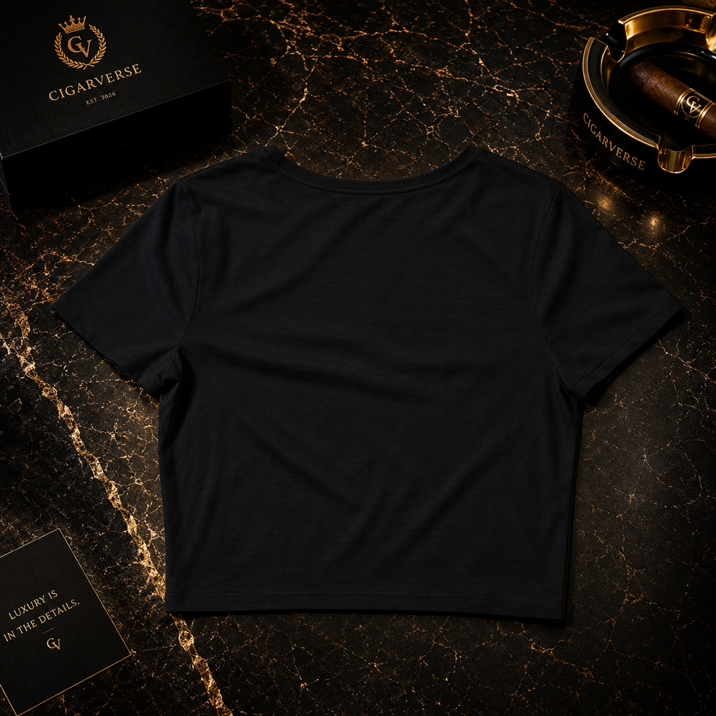 Ruthless Gold Foil Crop Tee — Bold Graphic Women’s Crop Top