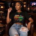 CigarVerse Graffiti Crop Tee