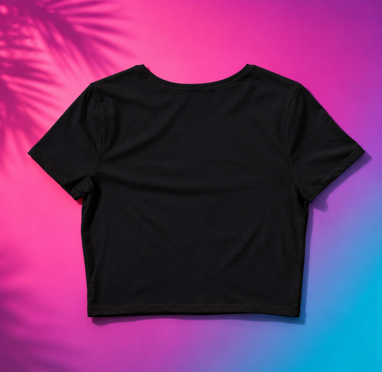 Cigarverse Logo Crop Tee — Women's Black Graphic Crop Top