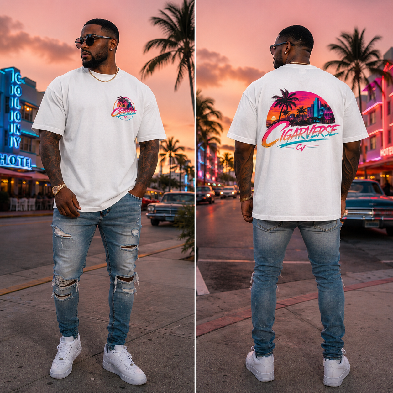 Oversized Premium Max Heavyweight Unisex Garment-Dyed Drop-Shoulder T-Shirt
