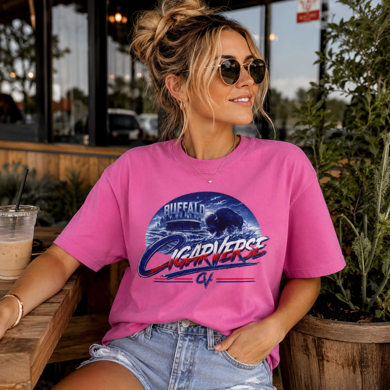 CIGARVERSE Unisex Buffalo Tee — Vintage Football Fan T-Shirt