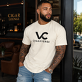 Unisex Black Logo CIGARVERSE T-Shirt — Subtle Black Graphic Tee